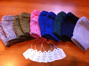 Photo of 10 knitted cozies